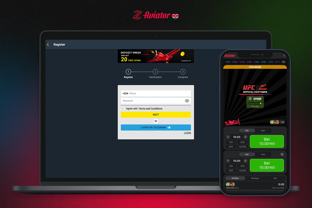 Signing up with Winpesa gives you access to the Aviator game
